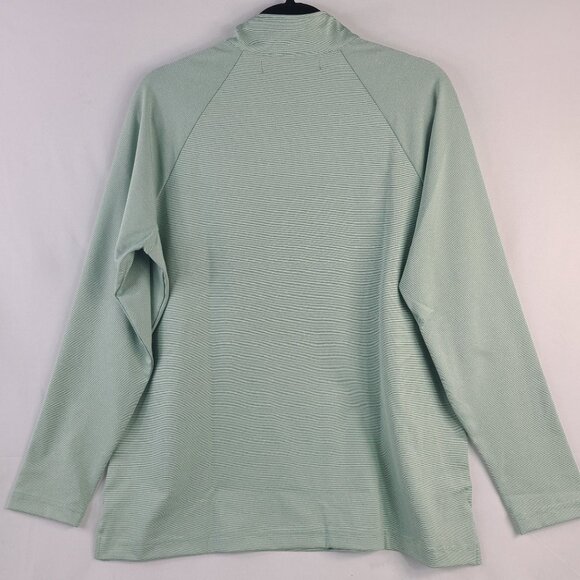 NWT Devon & Jones Ladies Crownlux Performance Kelly Green 1/4 Zip Pullover Sz L - Picture 7 of 7